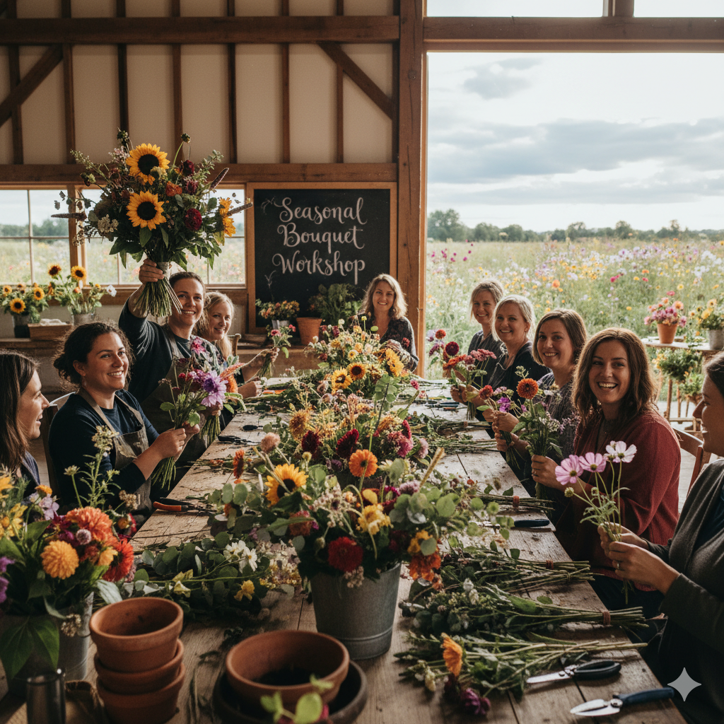 Seasonal Bouquet Workshop